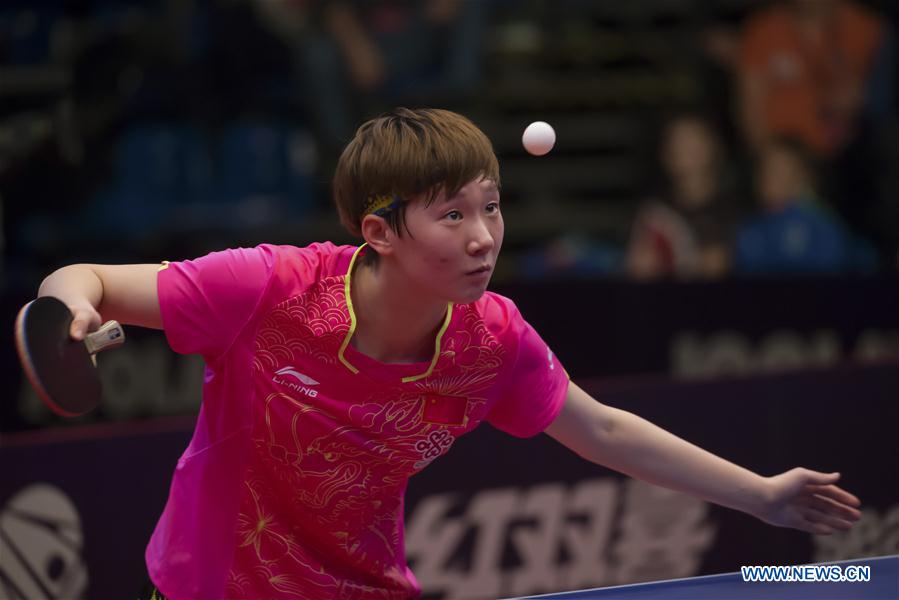 (SP)HUNGARY-BUDAPEST-ITTF WORLD TOUR-HUNGARIAN OPEN-WOMEN'S SINGLES 