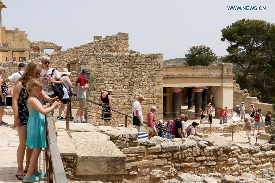 GREECE-HERAKLION-KNOSSOS-ARCHAEOLOGICAL SITE