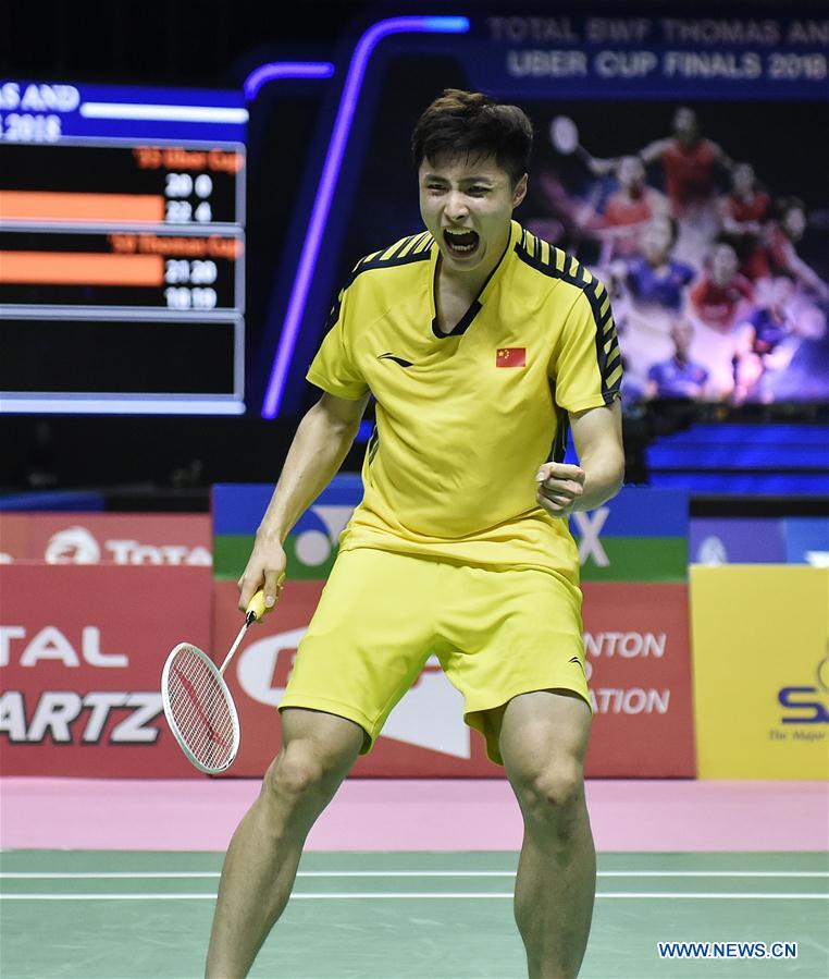 (SP)THAILAND-BANGKOK-BADMINTON-THOMAS CUP