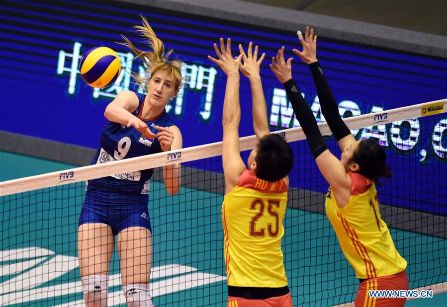 (SP)CHINA-MACAO-VOLLEYBALL-NATIONS LEAGUE-CHINA VS SERBIA(CN)