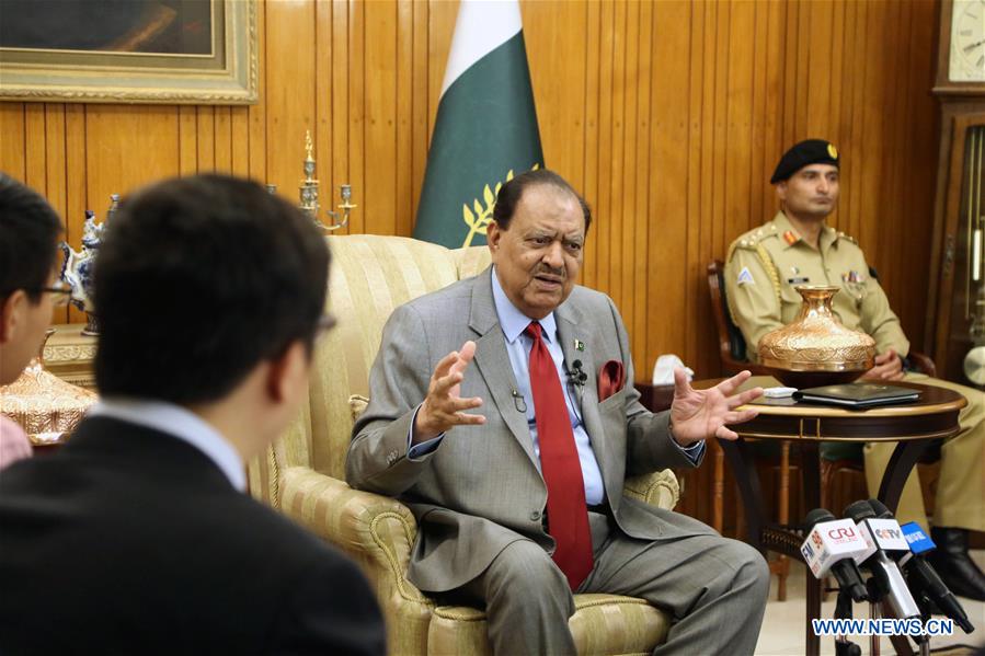 PAKISTAN-ISLAMABAD-PRESIDENT-INTERVIEW