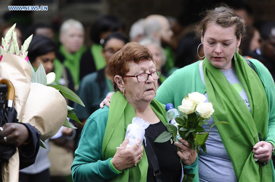 BRITAIN-LONDON-GRENFELL TOWER-FIRE-ONE YEAR ANNIVERSARY