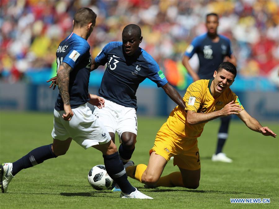 (SP)RUSSIA-KAZAN-2018 WORLD CUP-GROUP C-FRANCE VS AUSTRALIA