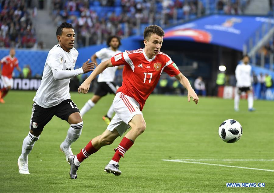 (SP)RUSSIA-SAINT PETERSBURG-2018 WORLD CUP-GROUP A-RUSSIA VS EGYPT