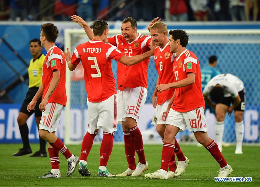 (SP)RUSSIA-SAINT PETERSBURG-2018 WORLD CUP-GROUP A-RUSSIA VS EGYPT