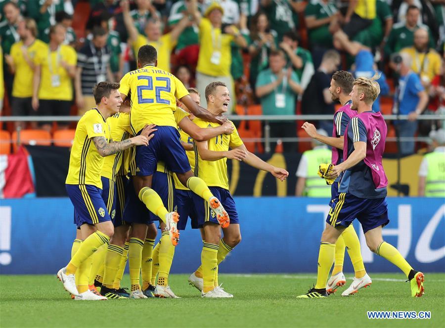 (SP)RUSSIA-YEKATERINBURG-2018 WORLD CUP-GROUP F-MEXICO VS SWEDEN