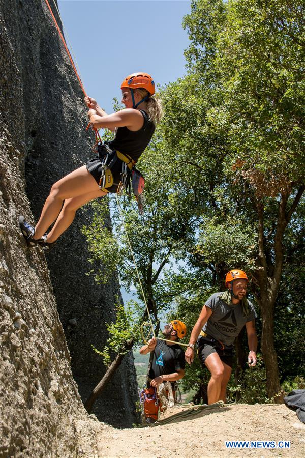 GREECE-METEORA-ROCK CLIMBING