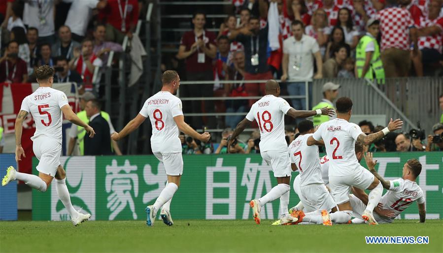 (SP)RUSSIA-MOSCOW-2018 WORLD CUP-SEMIFINAL-ENGLAND VS CROATIA