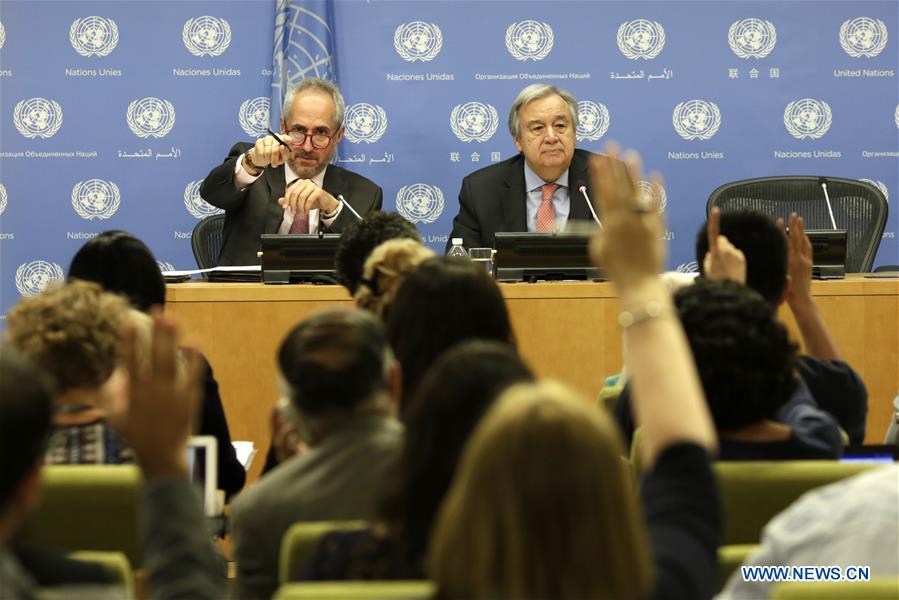 UN-ANTONIO GUTERRES-PRESS CONFERENCE