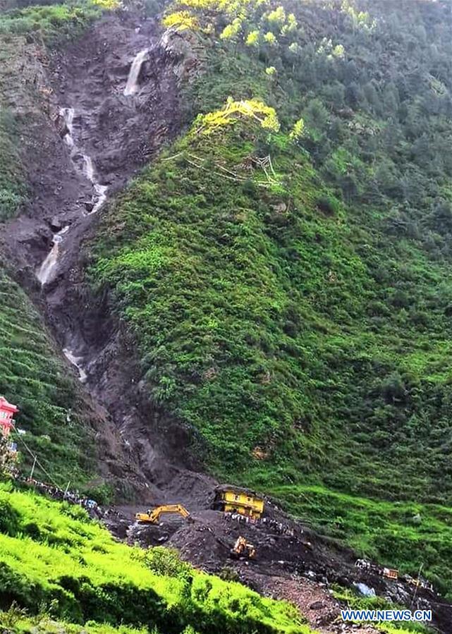 NEPAL-RASUWA-LANDSLIDE