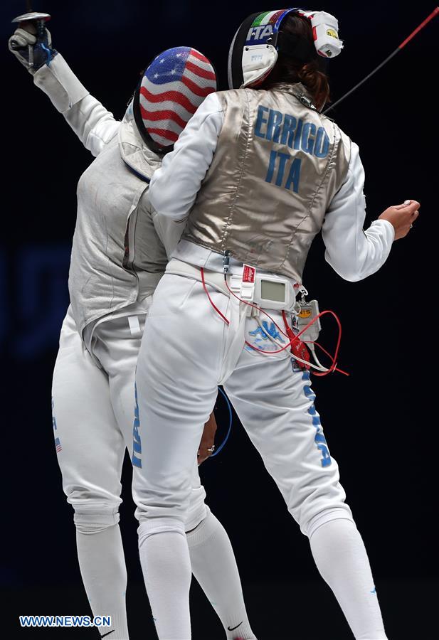 (SP)CHINA-JIANGSU-WUXI-FENCING-WORLD CHAMPIONSHIPS (CN)