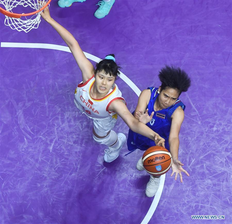 (SP)INDONESIA-JAKARTA-ASIAN GAMES-BASKETBALL-CHINA VS THAILAND