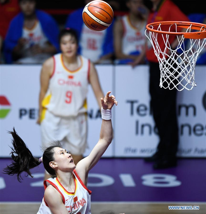 (SP)INDONESIA-JAKARTA-ASIAN GAMES-BASKETBALL-CHINA VS THAILAND