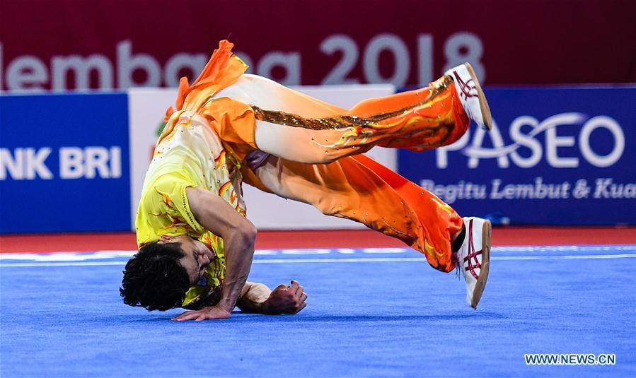 (SP)INDONESIA-JAKARTA-ASIAN GAMES-WUSHU-MEN’S CHANGQUAN