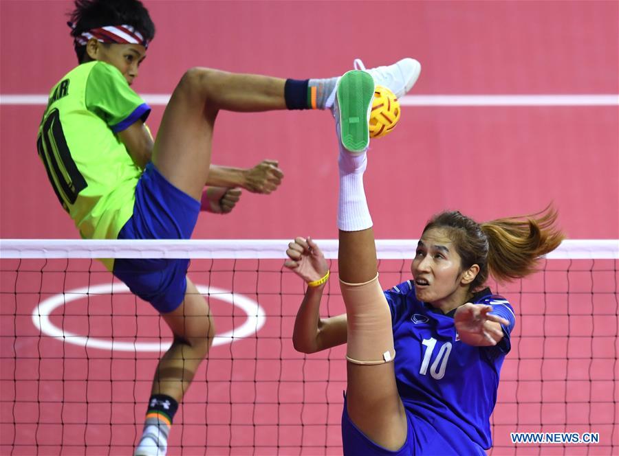 (SP)INDONESIA-PALEMBANG-ASIAN GAMES-SEPAKTAKRAW