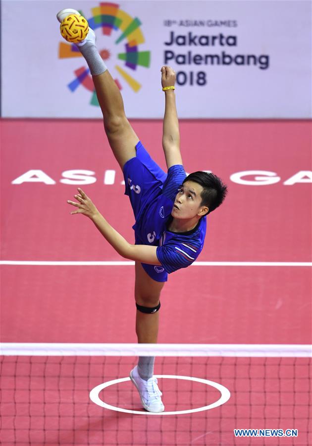 (SP)INDONESIA-PALEMBANG-ASIAN GAMES-SEPAKTAKRAW