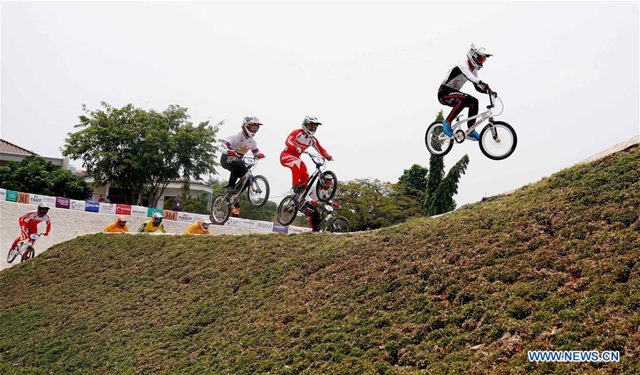 (SP)INDONESIA-JAKARTA-ASIAN GAMES-CYCLING BMX