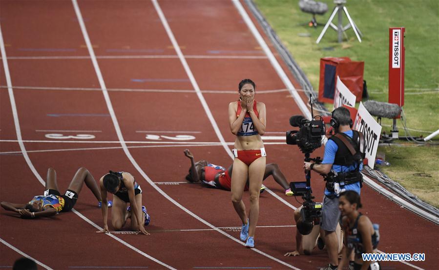 (SP)INDONESIA-JAKARTA-ASIAN GAMES-ATHLETICS-WOMEN'S 800M 