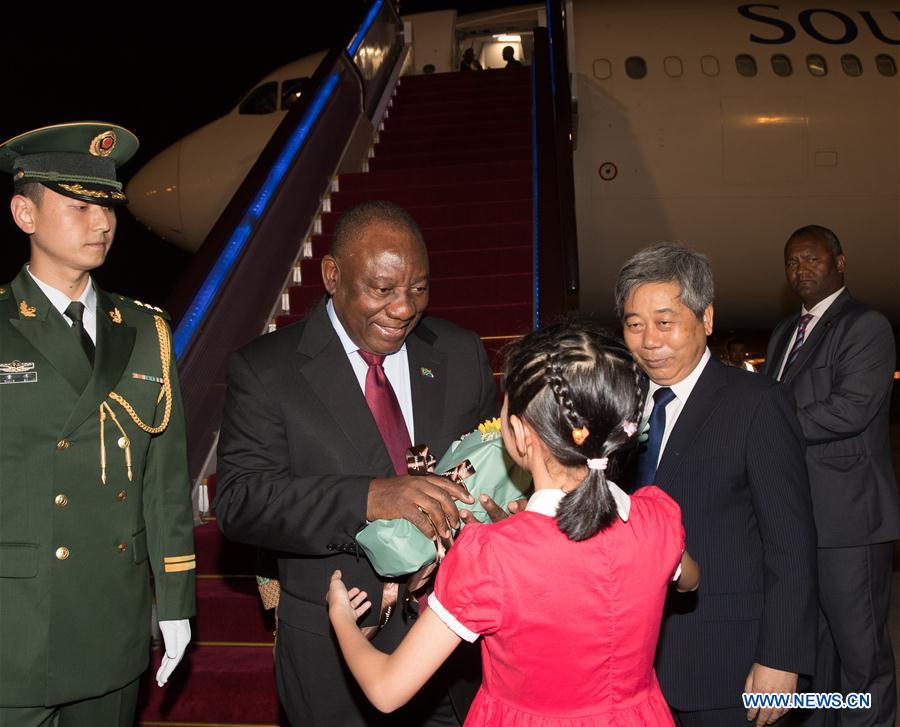 CHINA-BEIJING-SOUTH AFRICAN PRESIDENT-ARRIVAL (CN)