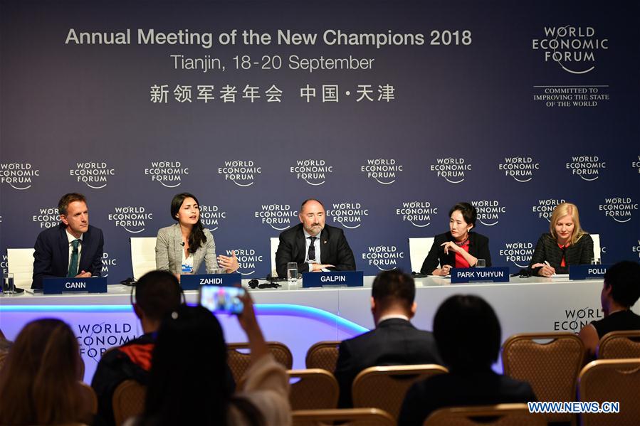 CHINA-TIANJIN-DAVOS-PRESS CONFERENCE (CN)