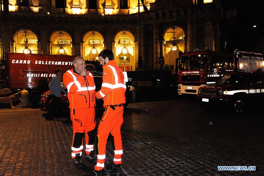 ITALY-ROME-METRO-ESCALATOR-COLLAPSE