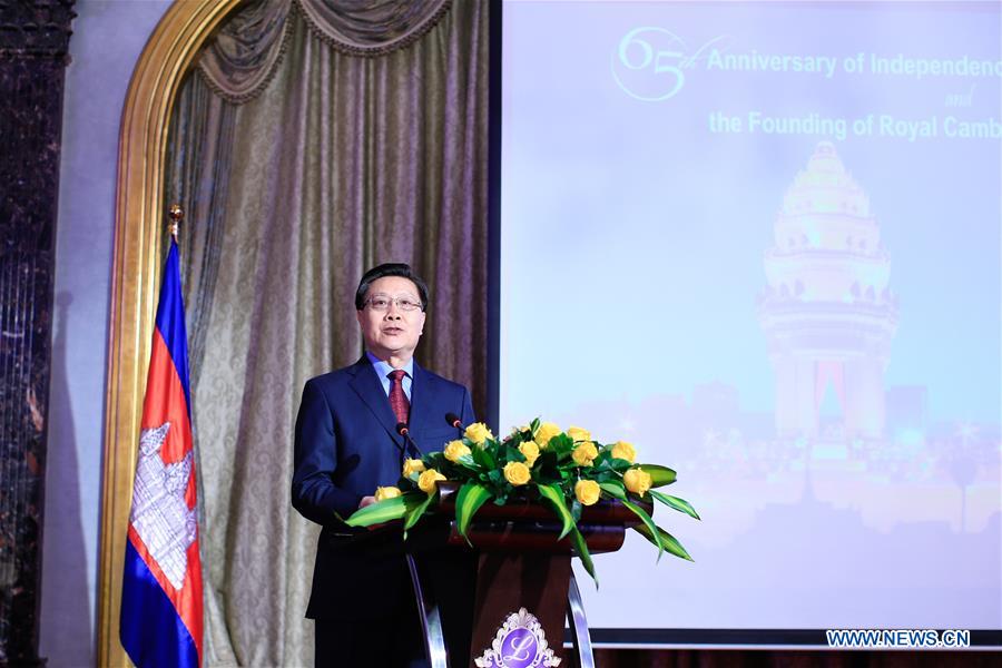 CHINA-BEIJING-WANG DONGMING-CAMBODIA-INDEPENDENCE-RECEPTION (CN)