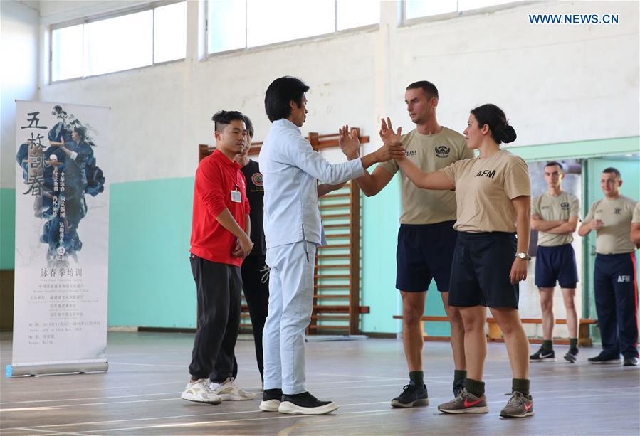 MALTA-LUCA-ARMED FORCES OF MALTA-MARTIAL ARTS-WING CHUN-TRAINING