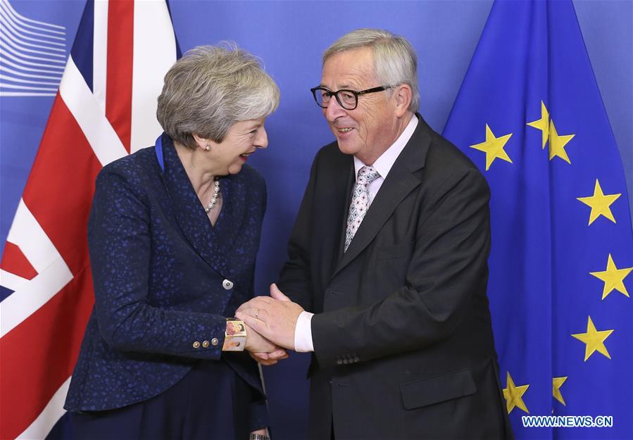 BELGIUM-BRUSSELS-EUROPEAN COMMISSION-JUNCKER-UK-MAY-MEETING