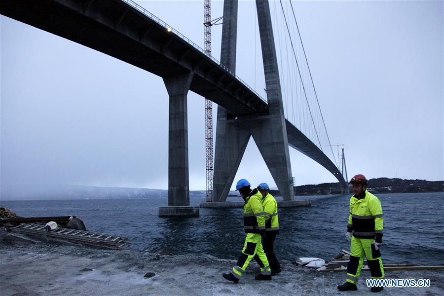 NORWAY-NARVIK-HALOGALAND BRIDGE-OPENING