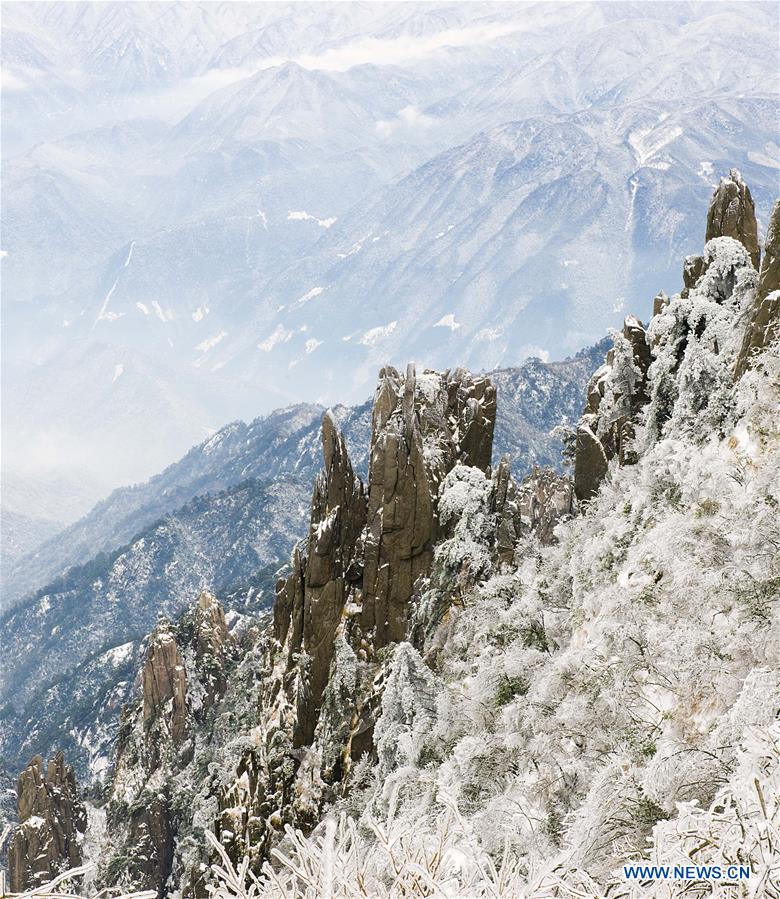 #CHINA-ANHUI-HUANGSHAN MOUNTAIN-SNOW-SCENERY (CN)