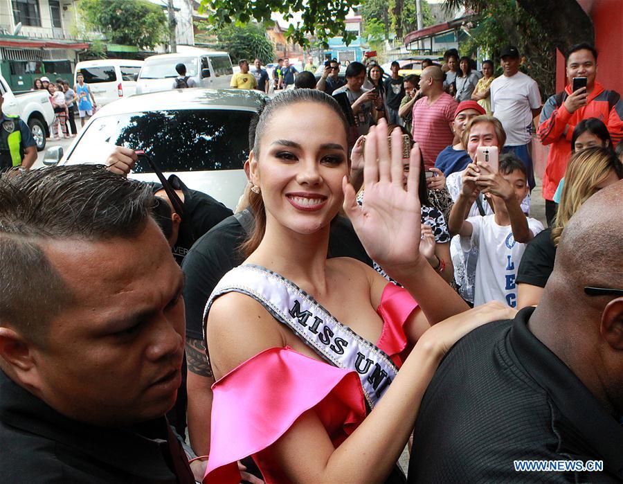 PHILIPPINES-QUEZON CITY-MISS UNIVERSE 2018 VISIT