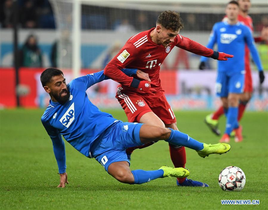 (SP)GERMANY-SINSHEIM-SOCCER-BUNDESLIGA-BAYERN MUNICH VS HOFFENHEIM