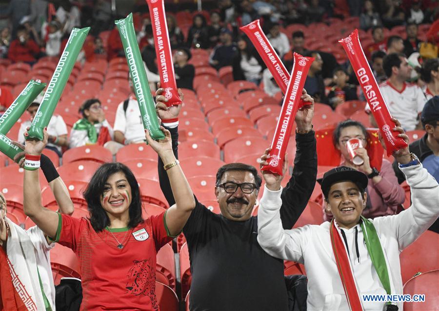 (SP)UAE-ABU DHABI-FOOTBALL-ASIAN CUP-CHINA-IRAN