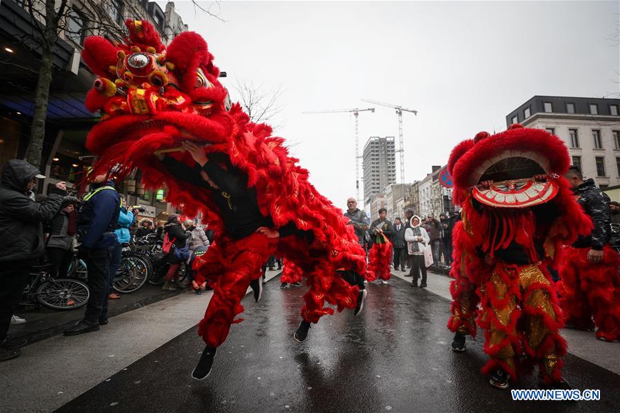 BELGIUM-ANTWERP-CHINESE LUNAR NEW YEAR-PARADE