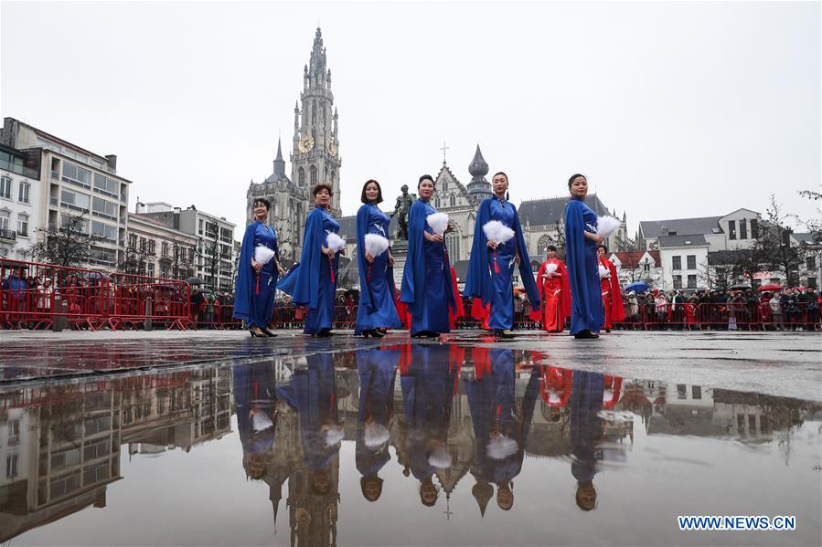 BELGIUM-ANTWERP-CHINESE LUNAR NEW YEAR-PARADE