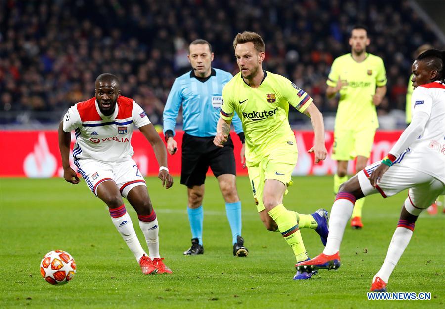 (SP)FRANCE-LYON-FOOTBALL-UEFA CHAMPIONS LEAGUE-LYON VS BARCELONA