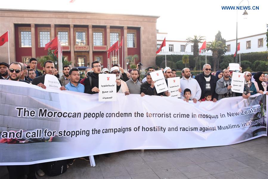 MOROCCO-RABAT-SIT-IN-NEW ZEALAND-ATTACKS