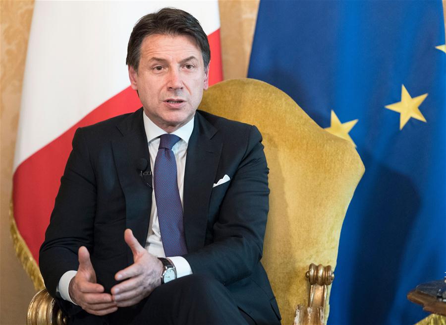 ITALY-ROME-PM-GIUSEPPE CONTE-INTERVIEW