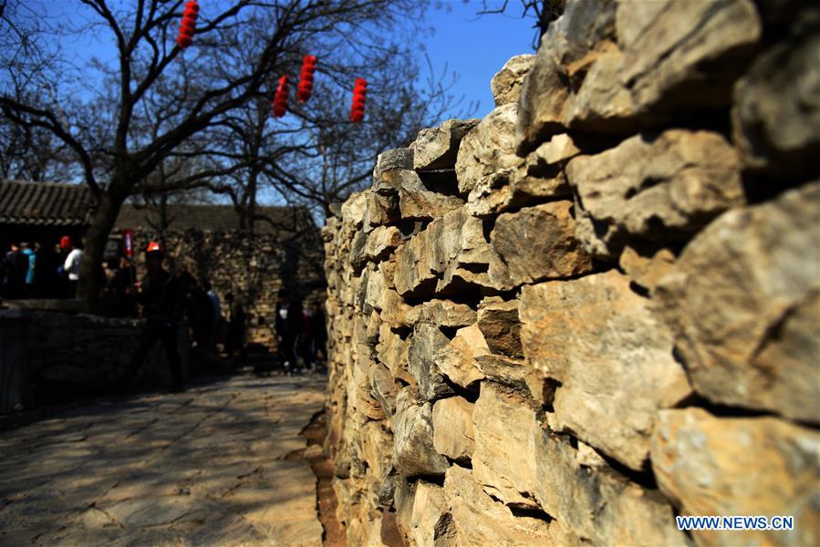 CHINA-SHANDONG-ZOUCHENG-STONE VILLAGE (CN)