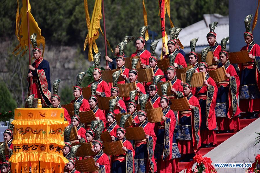 CHINA-SHAANXI-HUANGDI-CEREMONY (CN)