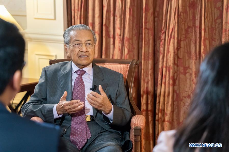 MALAYSIA-PUTRAJAYA-MAHATHIR-INTERVIEW