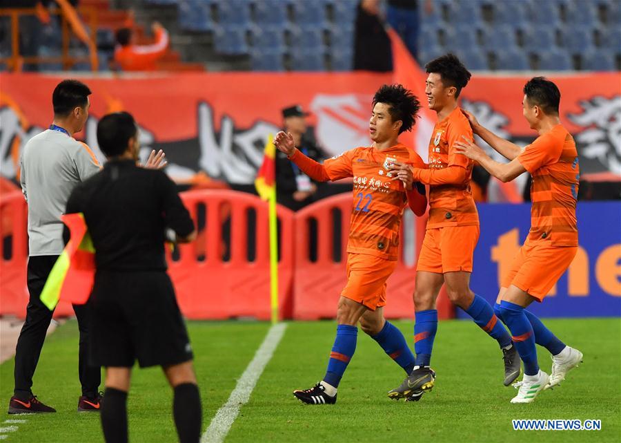 (SP)CHINA-SHANDONG-JINAN-SOCCER-AFC CHAMPIONS LEAGUE-GROUP E