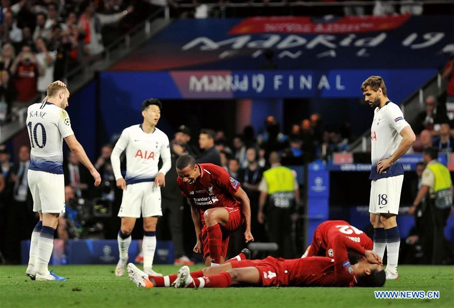 (SP)SPAIN-MADRID-UEFA CHAMPIONS LEAGUE-FINAL-LIVERPOOL VS HOTSPUR