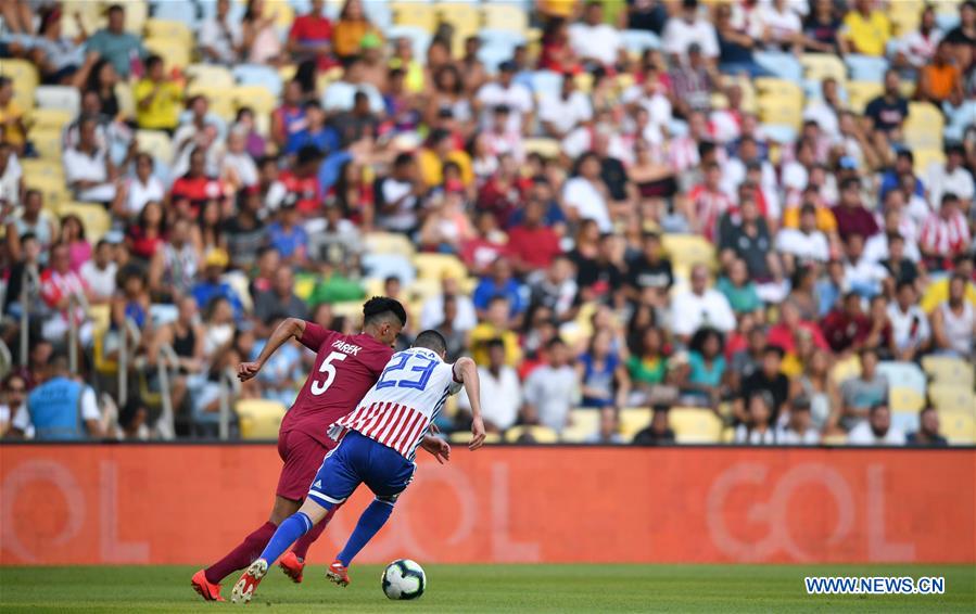 (SP)BRAZIL-RIO DE JANEIRO-SOCCER-COPA AMERICA 2019-QATAR VS PARAGUAY