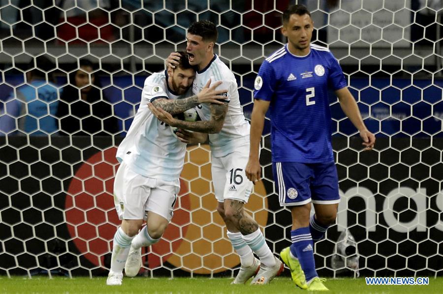 (SP)BRAZIL-BELO HORIZONTE-COPA AMERICA 2019-ARGENTINA VS PARAGUAY 