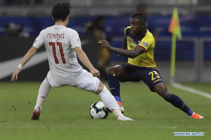 (SP)BRAZIL-BELO HORIZONTE-FOOTBALL-COPA AMERICA-JAPAN VS ECUADOR