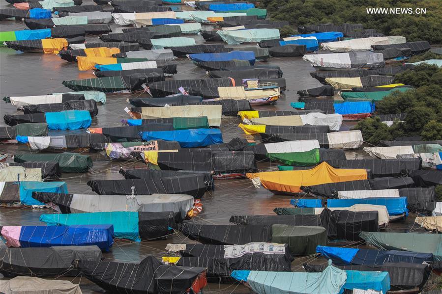 INDIA-MUMBAI-MONSOON-FISHING BOATS