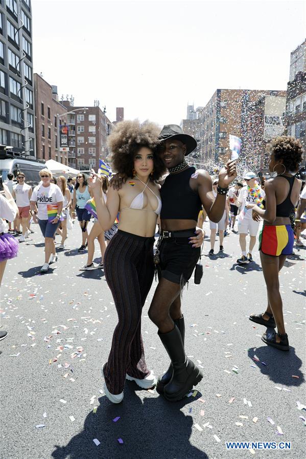 U.S.-NEW YORK-PRIDE PARADE