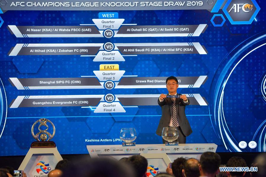 (SP)MALAYSIA-KUALA LUMPUR-AFC CHAMPIONS LEAGUE KNOCKOUT STAGE DRAW