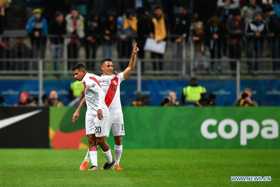 (SP)BRAZIL-PORTO ALEGRE-SOCCER-COPA AMERICA 2019-CHILE VS PERU